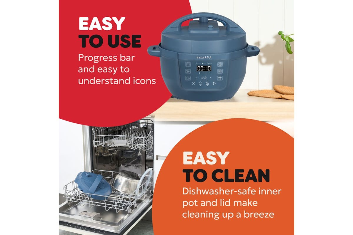 Instant Pot Duo 3.8 L Mini Multi-cooker | 140-8007-01-UK | Daydream Blue-8