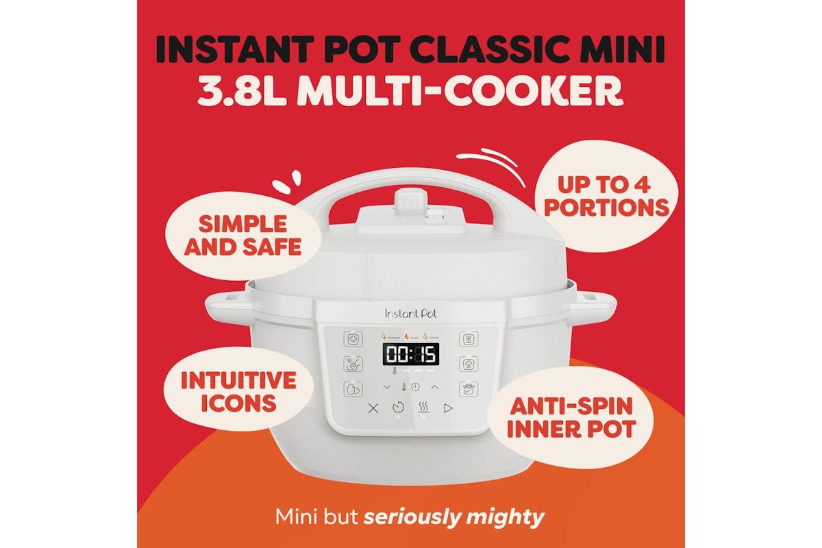 Instant Pot Classic Mini 3.8L Multi-Cooker | 140-8008-01-UK | White-5