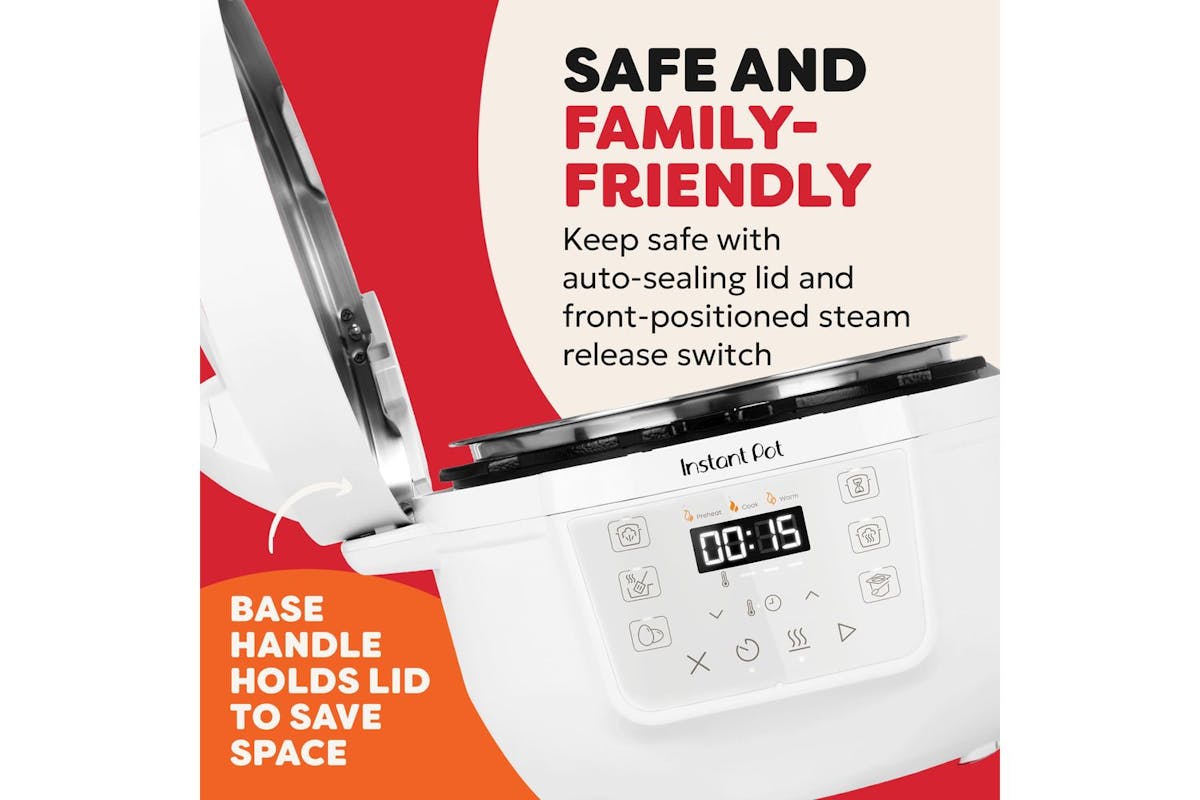 Instant Pot Classic Mini 3.8L Multi-Cooker | 140-8008-01-UK | White-7