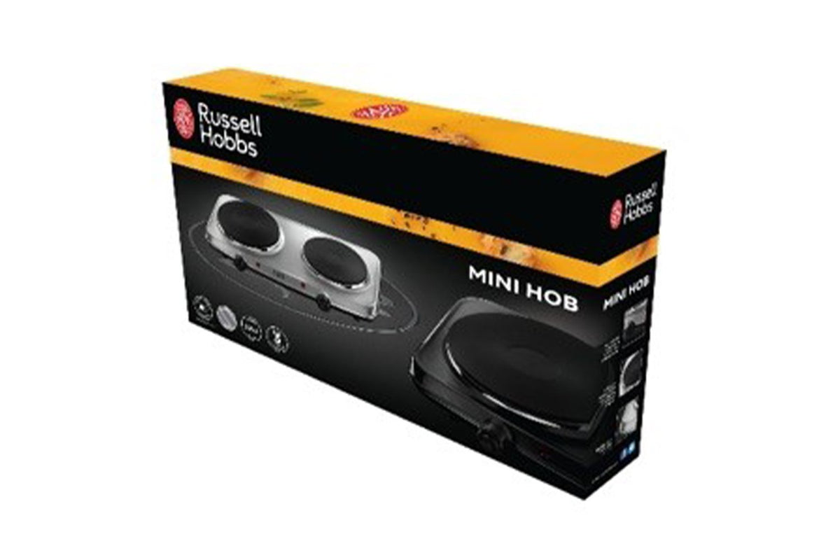 Russell Hobbs 2 Plate Mini Hob | 15199 | Stainless Steel-7