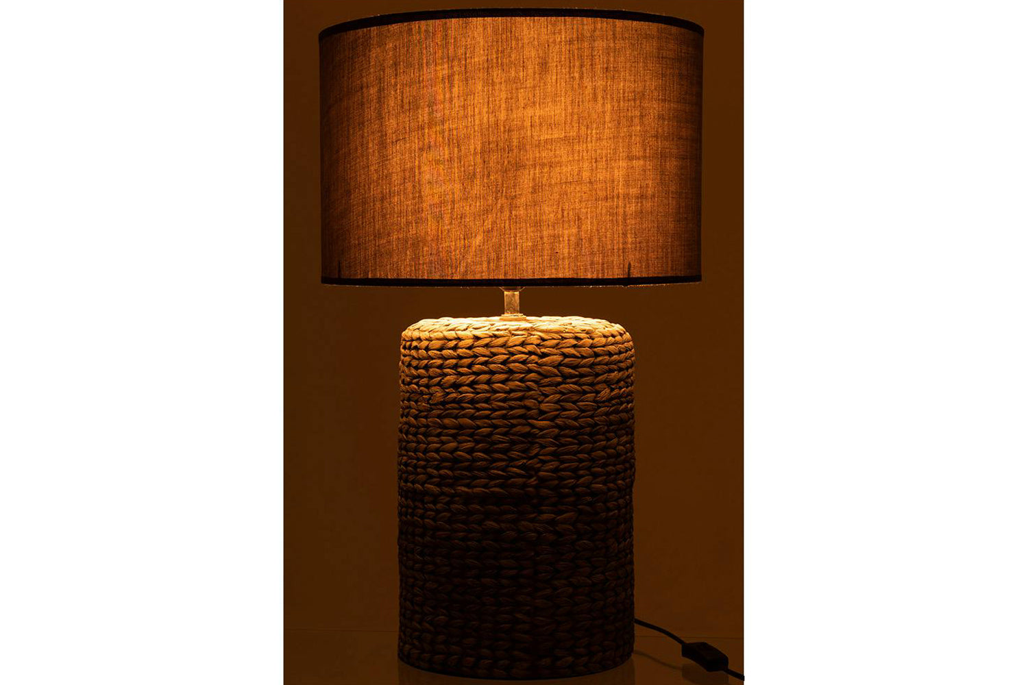 Ceramic Table Lamp | Brown/Black-2