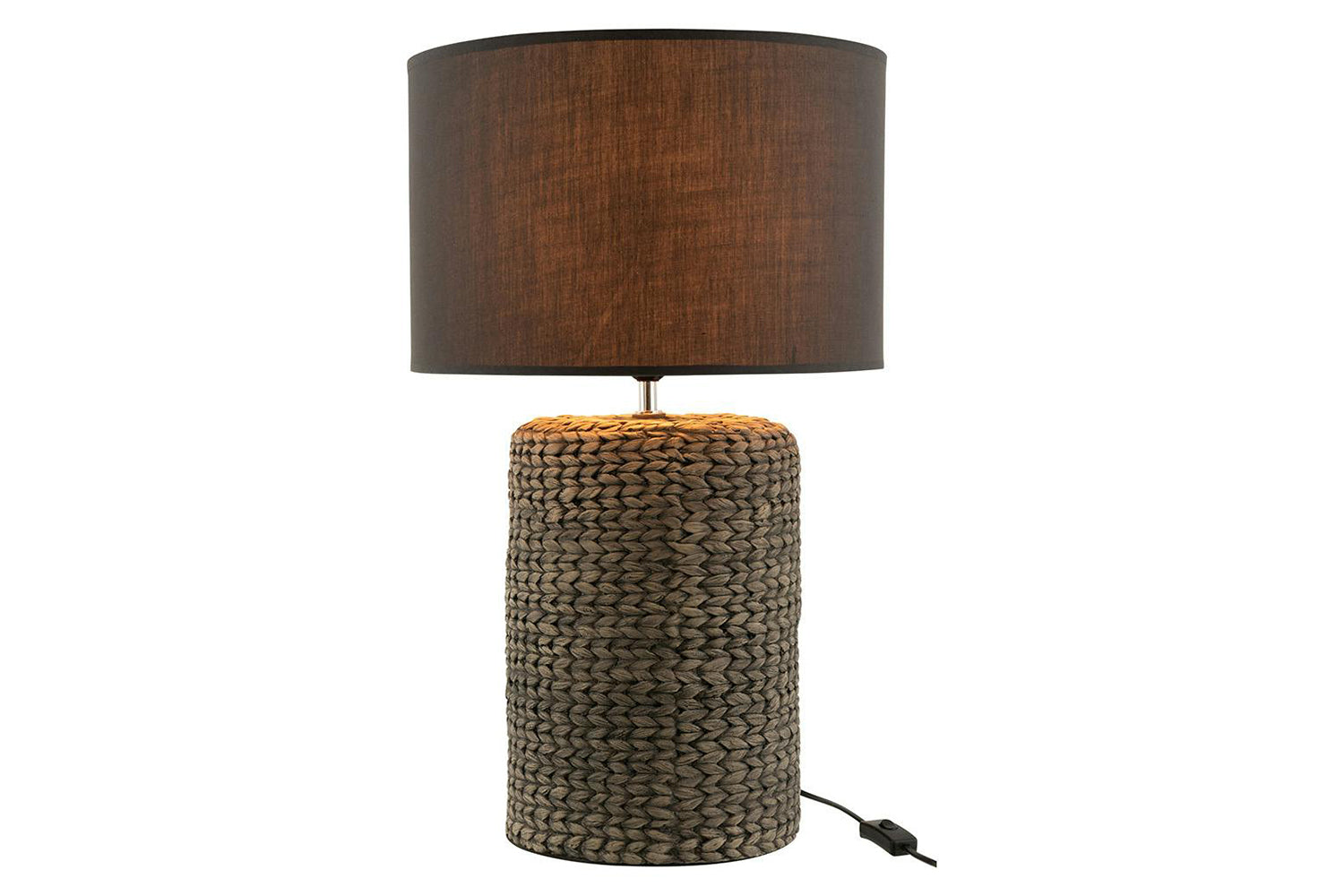 Ceramic Table Lamp | Brown/Black-3