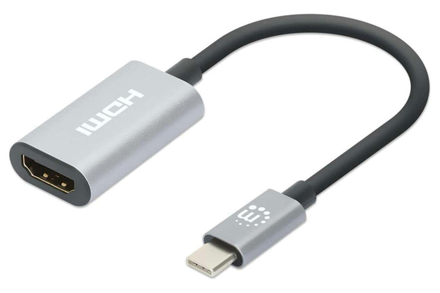 Manhattan USB-C to HDMI Adapter | Space Grey