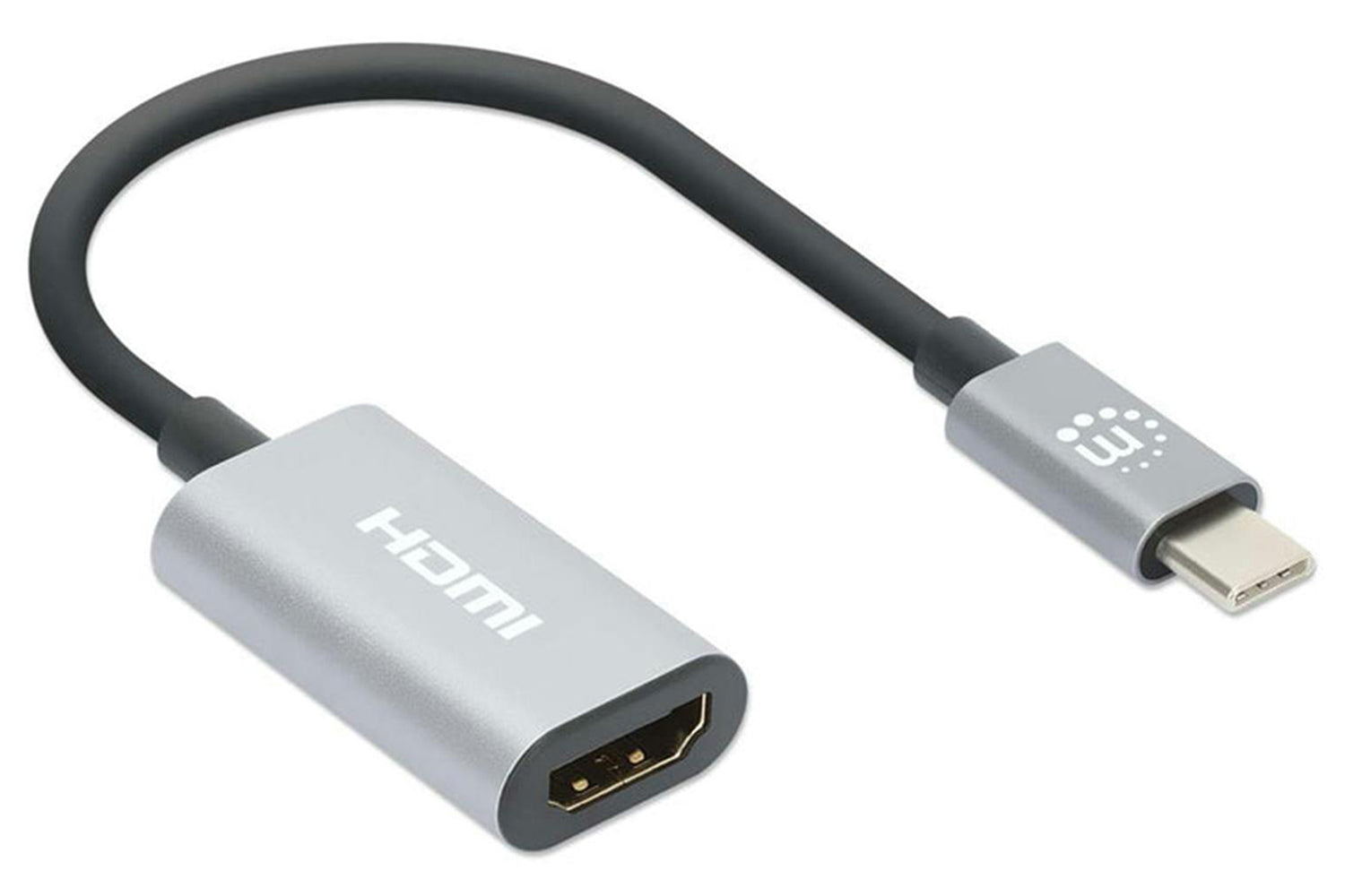 Manhattan USB-C to HDMI Adapter | Space Grey-4