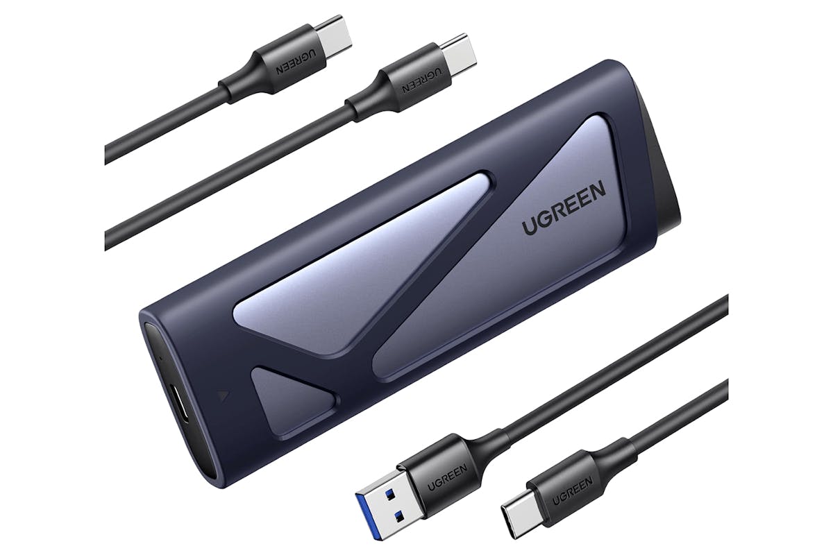 UGREEN USB 3.2 10Gbps M.2 NVMe / SATA Enclosure | Silver