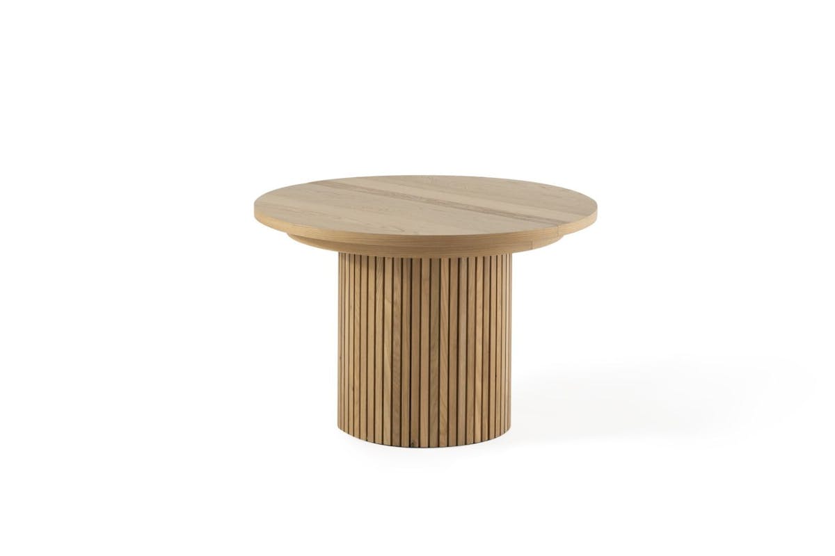 Transformer Round Extending Dining Table | Scandinavian Oak | Including 3 panels-3
