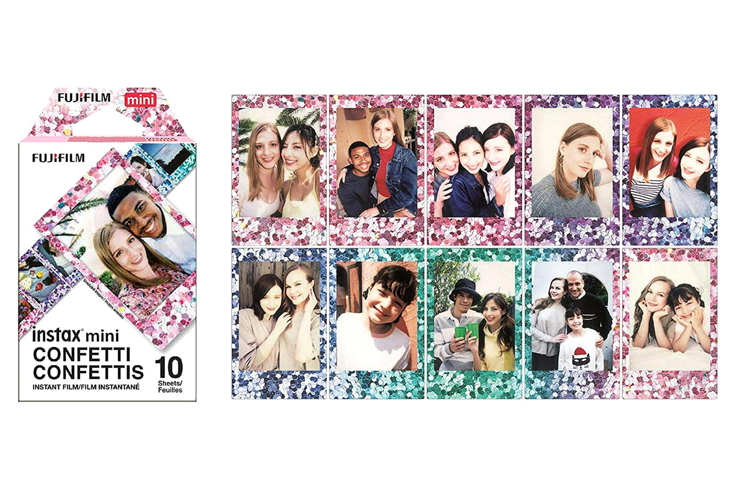Fujifilm Instax Mini Confetti Film | 10 Pack-3