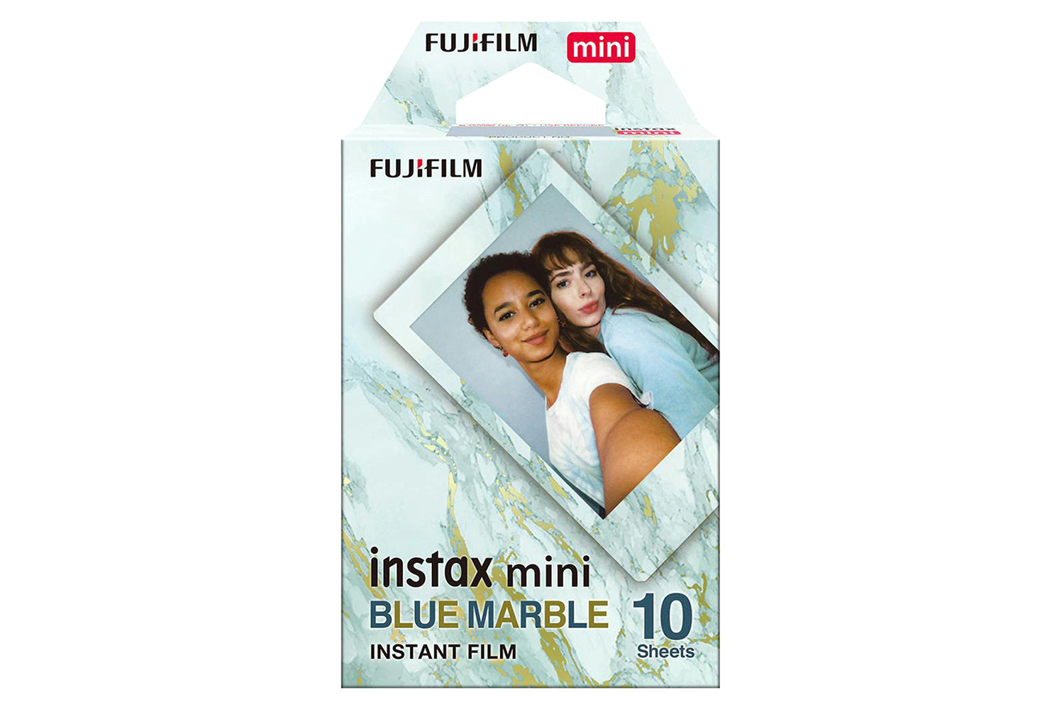 Fujifilm Instax Mini Film | Blue Marble | 10 Sheets