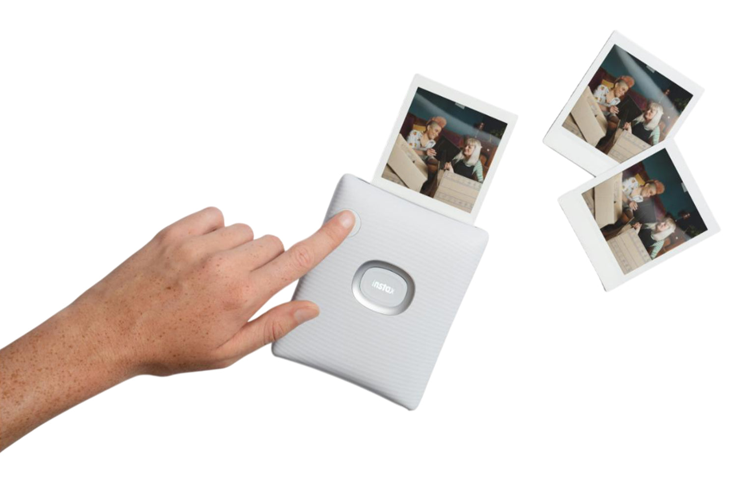 Fujifilm Instax Square Link Smartphone Printer | Ash White-2