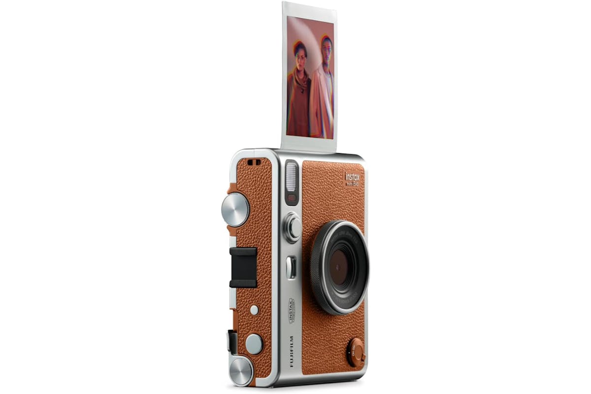 Fujifilm Instax Mini Evo Instant Camera | Brown-2