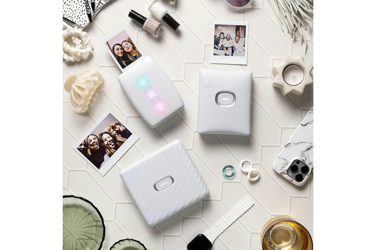 Fujifilm Instax Mini Link 3 Smartphone Printer | Clay White-7
