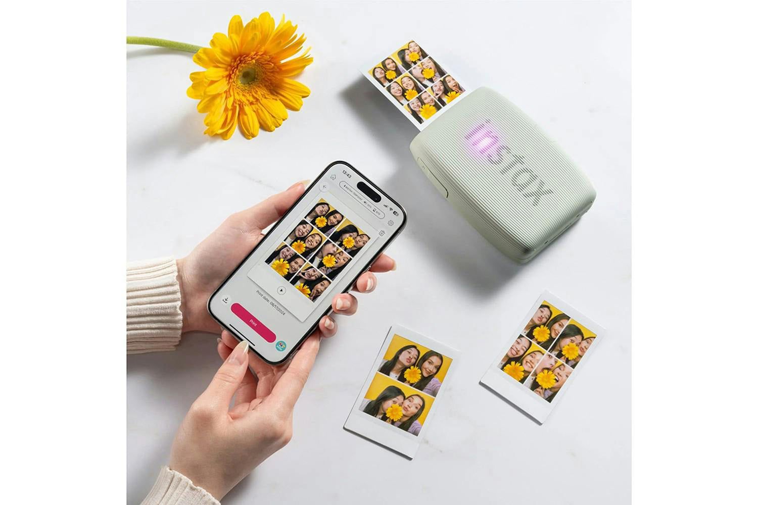 Fujifilm Instax Mini Link 3 Smartphone Printer | Sage Green-2