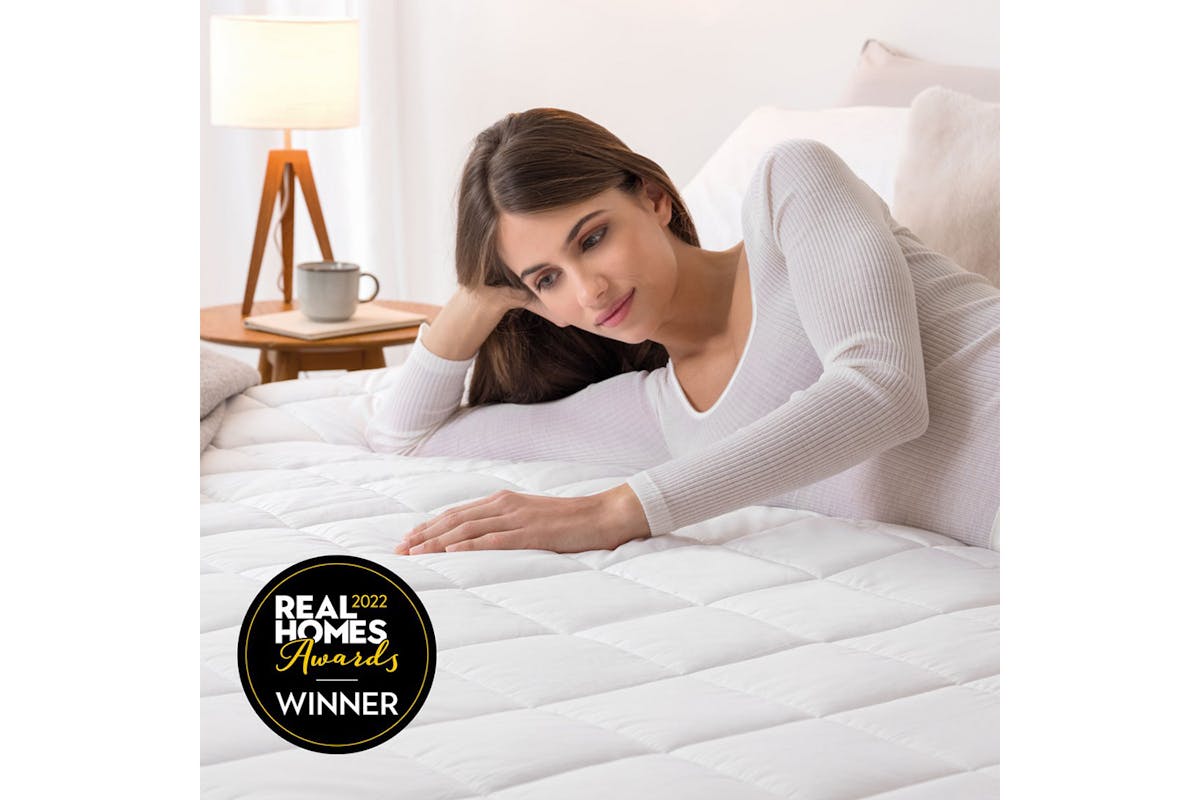Dreamland Snowed In Organic Cotton Warming Mattress Protector | 16888-7