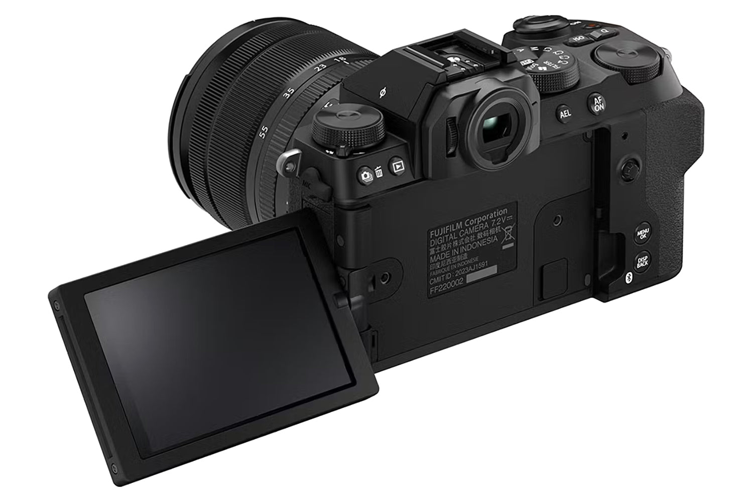 Fujifilm X-S20 Camera with XC15-45mmF3.5-5.6 Lens | Black-3
