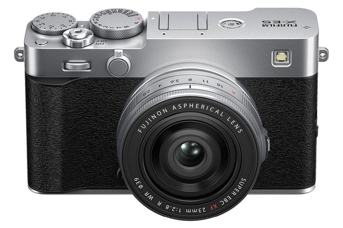 Fujifilm X-E5 Camera with XF23mmF2.8 R WR Lens Kit | Silver-5