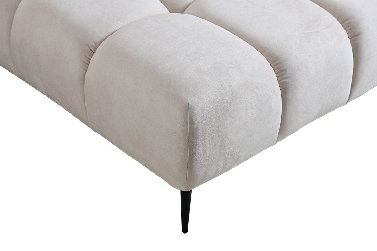 Cassie Chaise Sofa | Power Recliner | Extra Large | Fabric | Cream-4