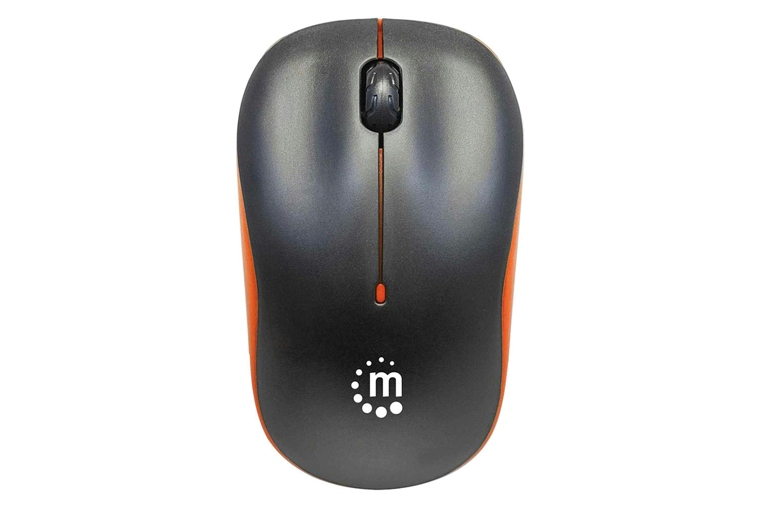 Manhattan Wireless Optical Mouse | Orange/Black