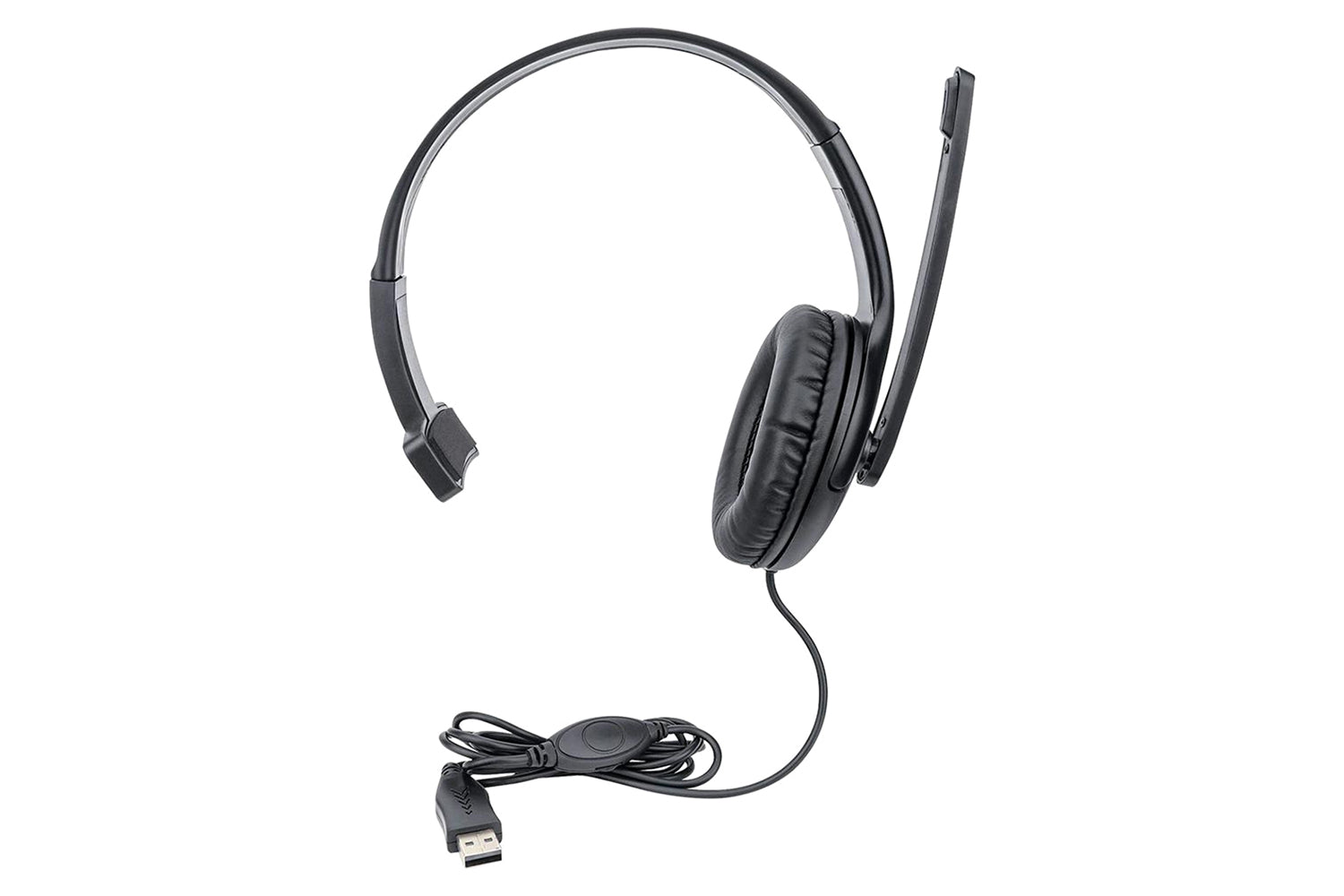 Manhattan Mono USB Headset | Black-4