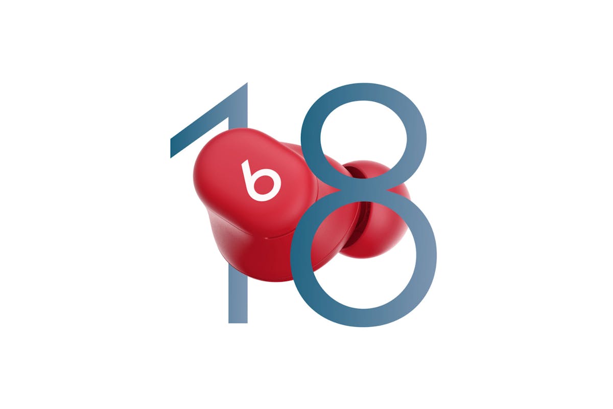 Beats Solo Buds In-Ear Wireless Earbuds | Transparent Red-4