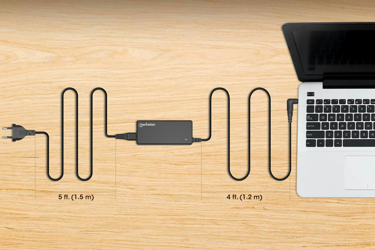 Manhattan 65W Universal AC Laptop Charger-2