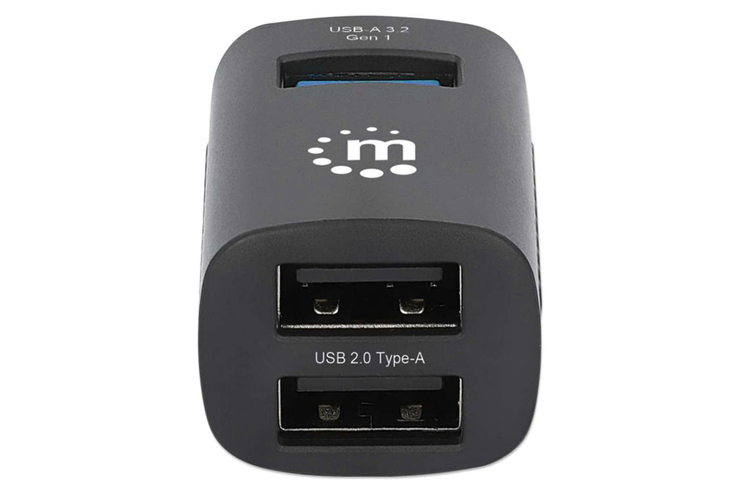 Manhattan 3-Port USB 3.0 / 2.0 Type-C Combo Mini Hub | Black-5