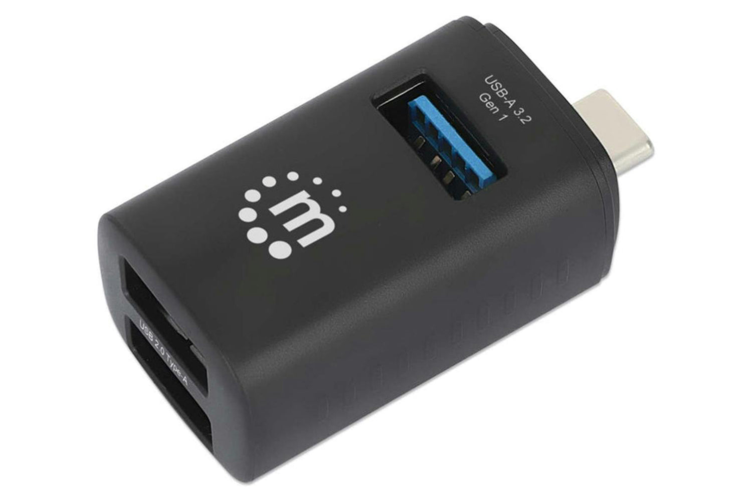 Manhattan 3-Port USB 3.0 / 2.0 Type-C Combo Mini Hub | Black-7