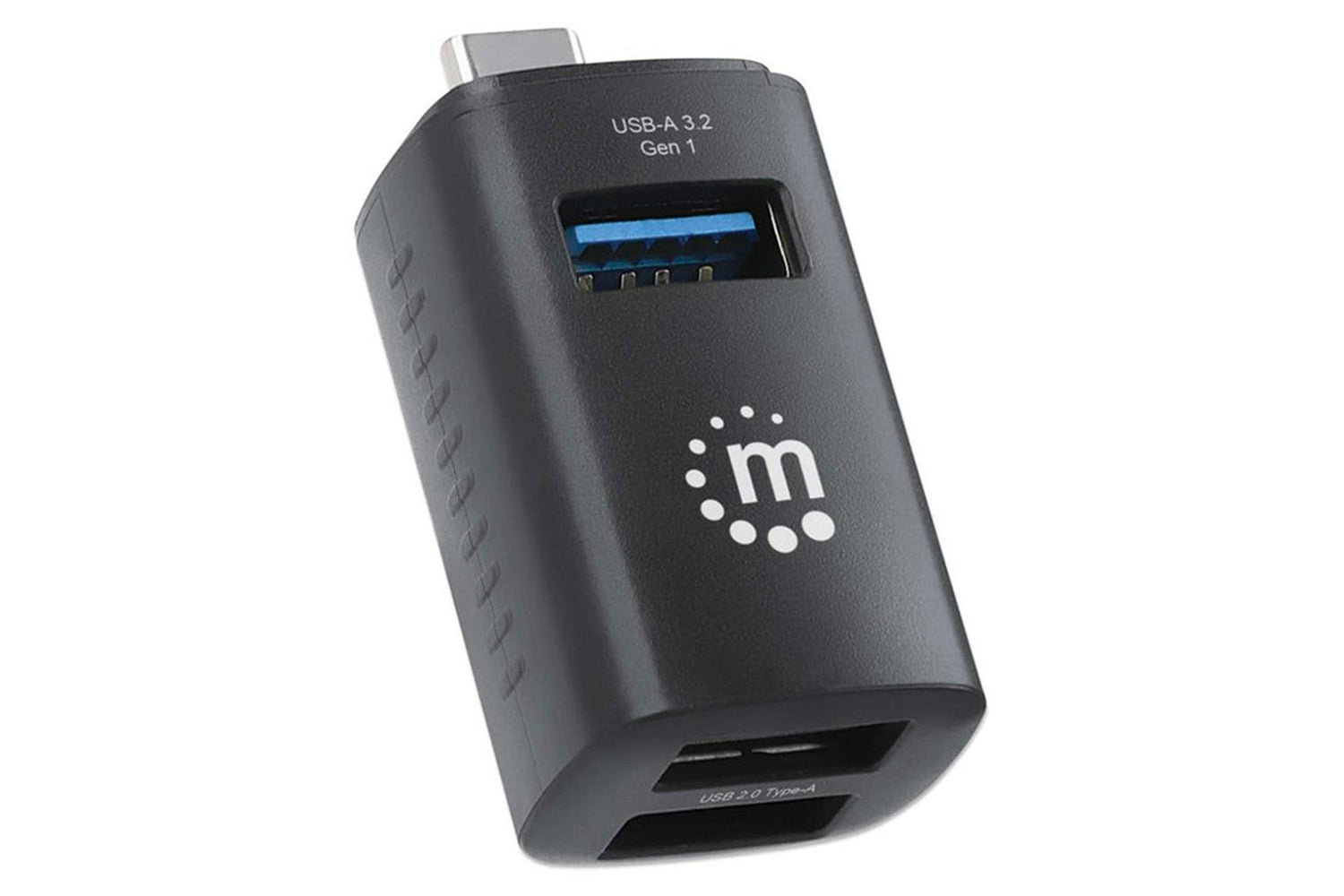 Manhattan 3-Port USB 3.0 / 2.0 Type-C Combo Mini Hub | Black-9
