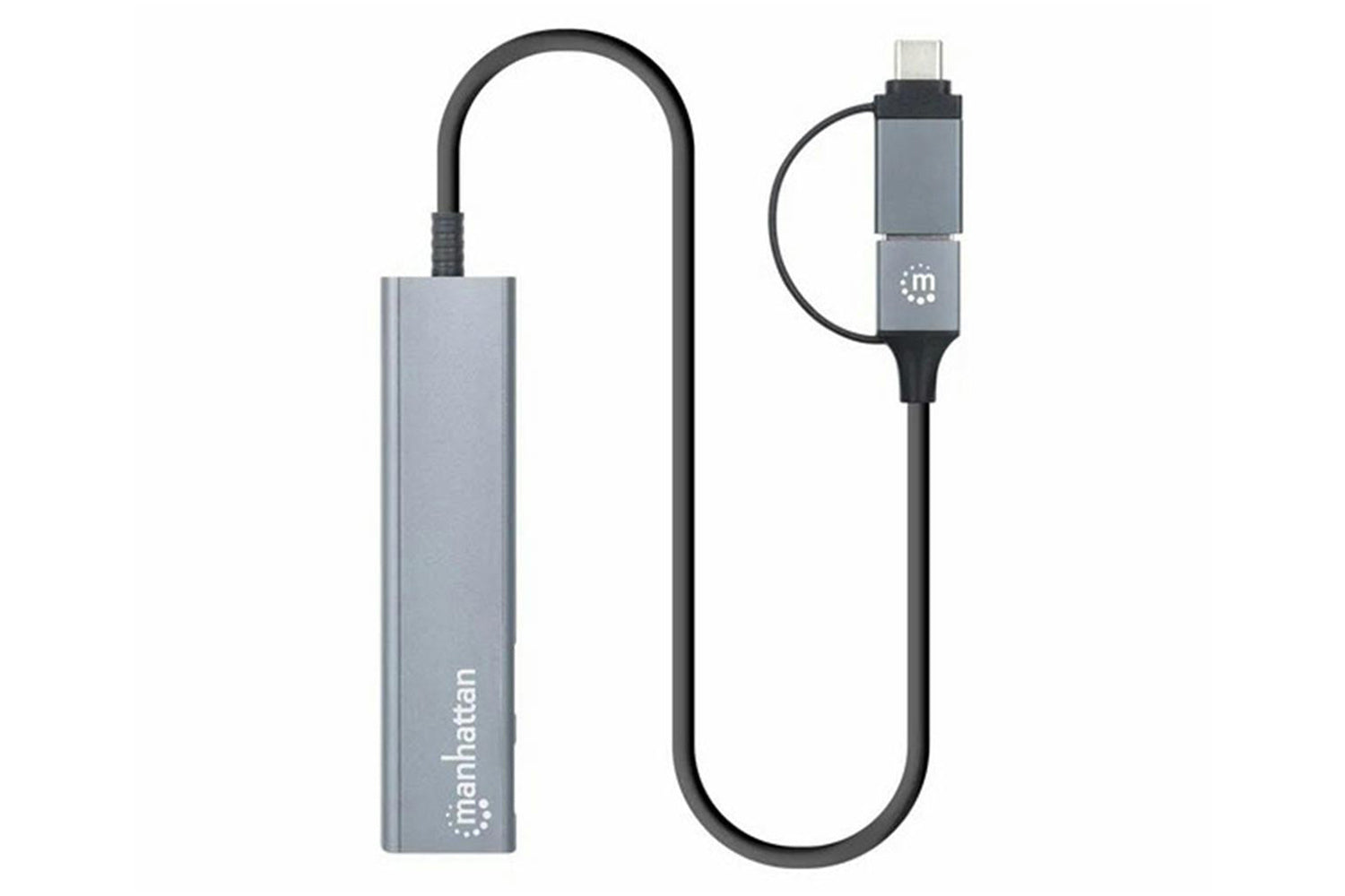 Manhattan 4-Port USB 3.0 Type-C / Type-A 2x2 Combo Hub | Space Grey-6