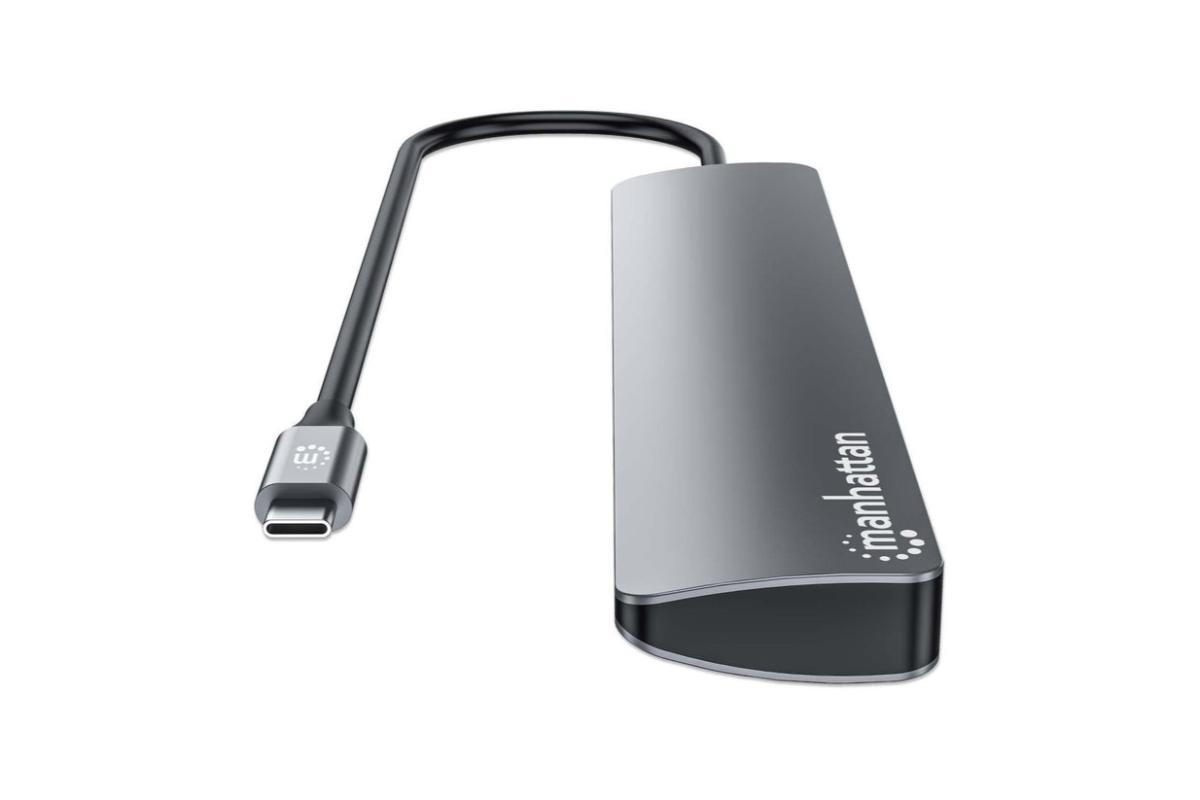 Manhattan 7-Port 10G USB-C to USB-A Hub | Space Grey-8