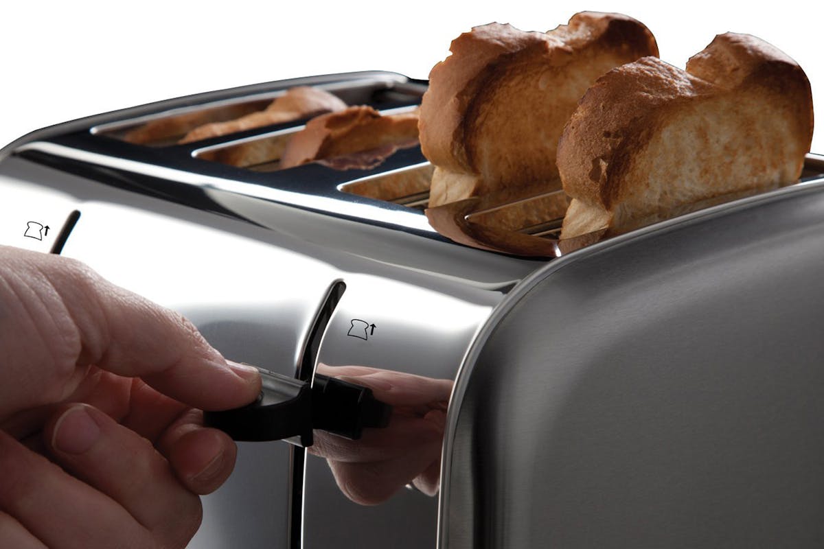 Russell Hobbs Futura 4 Slice Toaster | Stainless Steel-2