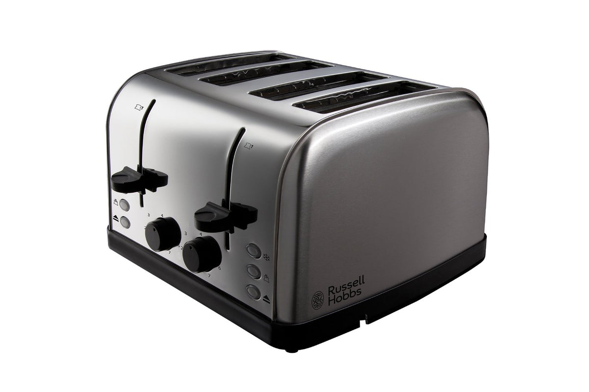 Russell Hobbs Futura 4 Slice Toaster | Stainless Steel