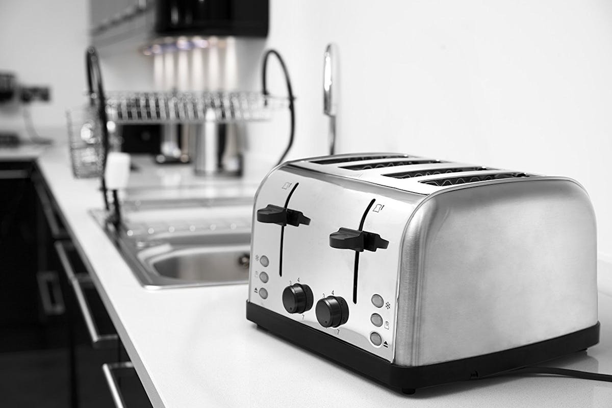 Russell Hobbs Futura 4 Slice Toaster | Stainless Steel-3