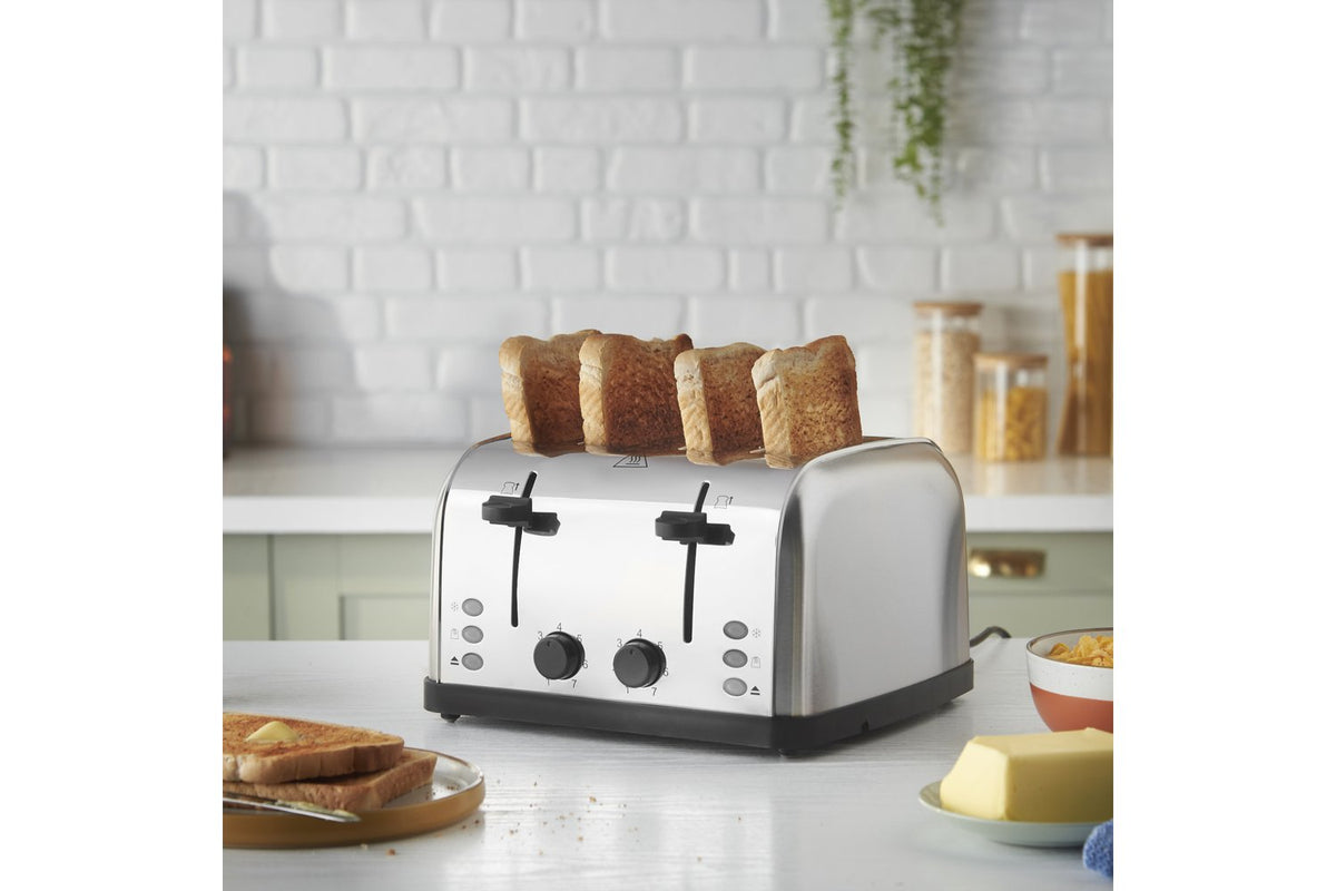 Russell Hobbs Futura 4 Slice Toaster | Stainless Steel-5