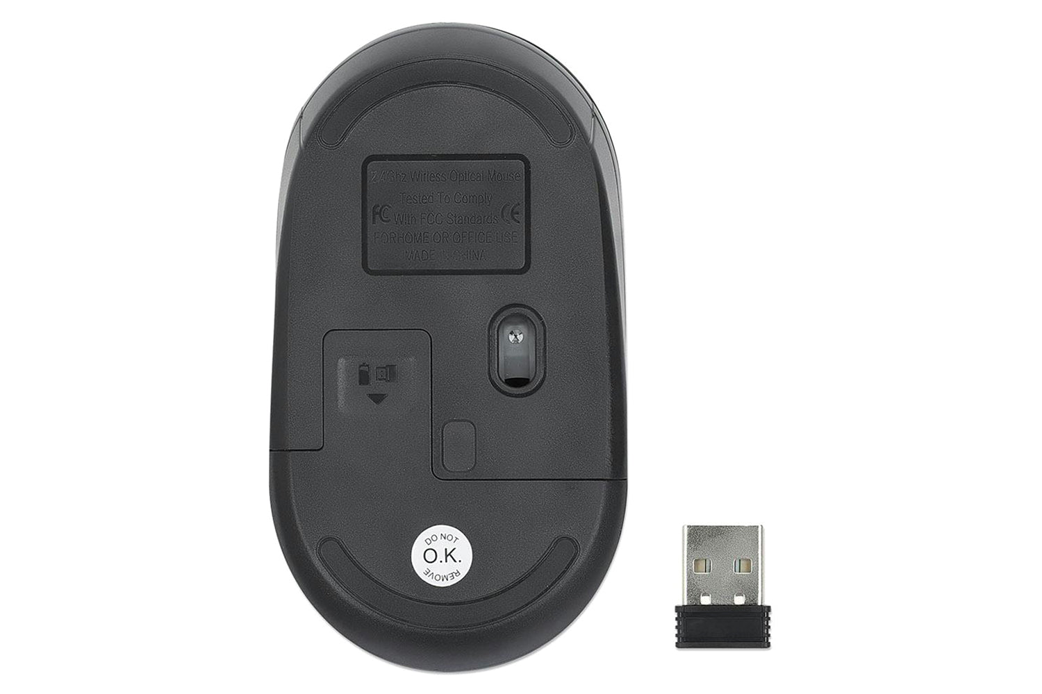 Manhattan Performance III Wireless Optical USB Mouse | Black-7