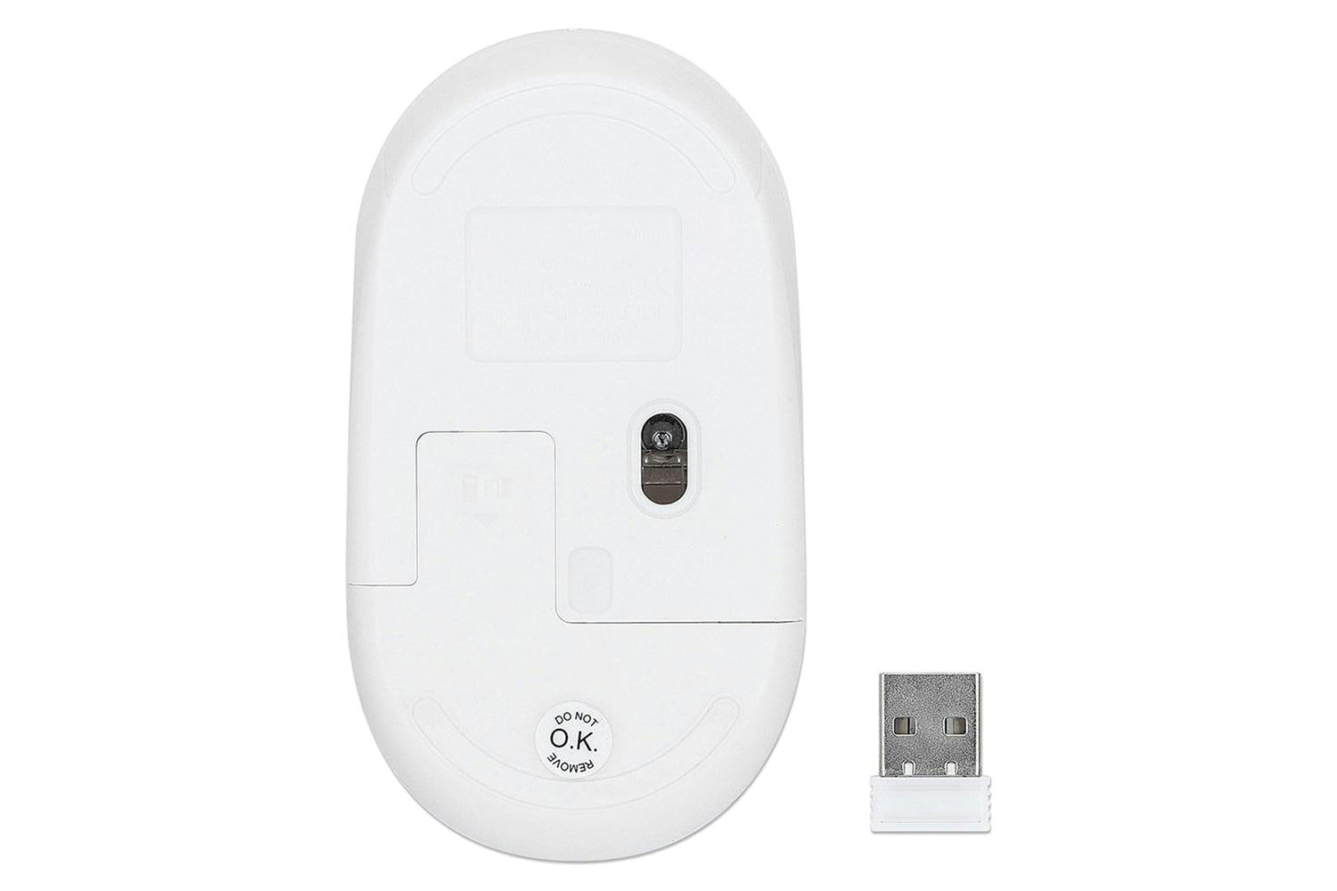 Manhattan Performance III Wireless Optical USB Mouse | White-7