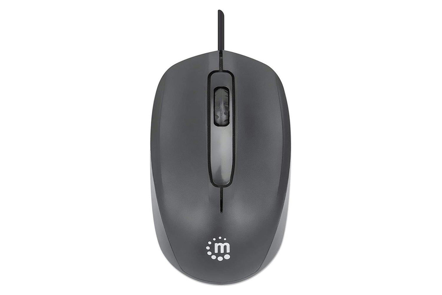 Manhattan Comfort II Wired Optical USB Mouse | Black-4