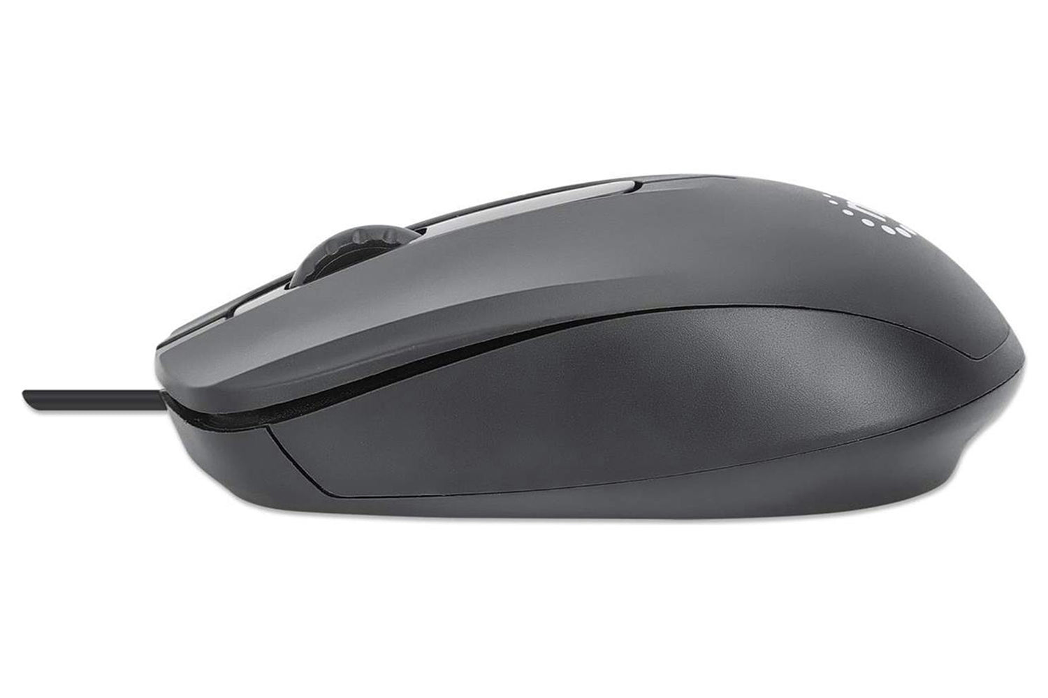 Manhattan Comfort II Wired Optical USB Mouse | Black-5