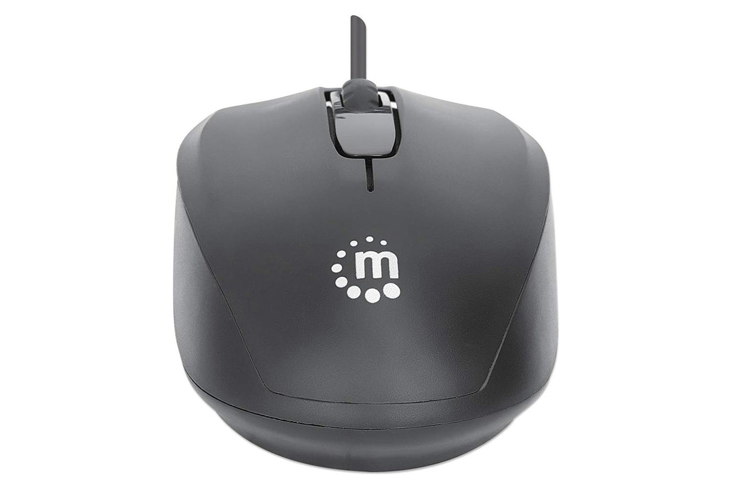 Manhattan Comfort II Wired Optical USB Mouse | Black-6