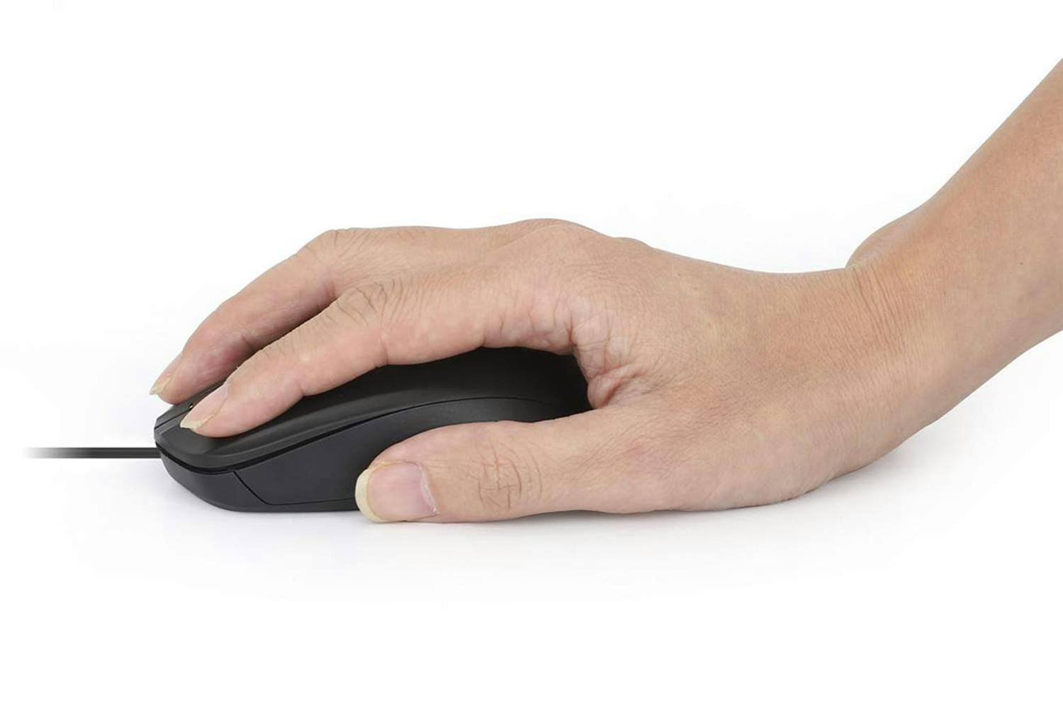 Manhattan Comfort II Wired Optical USB Mouse | Black-7