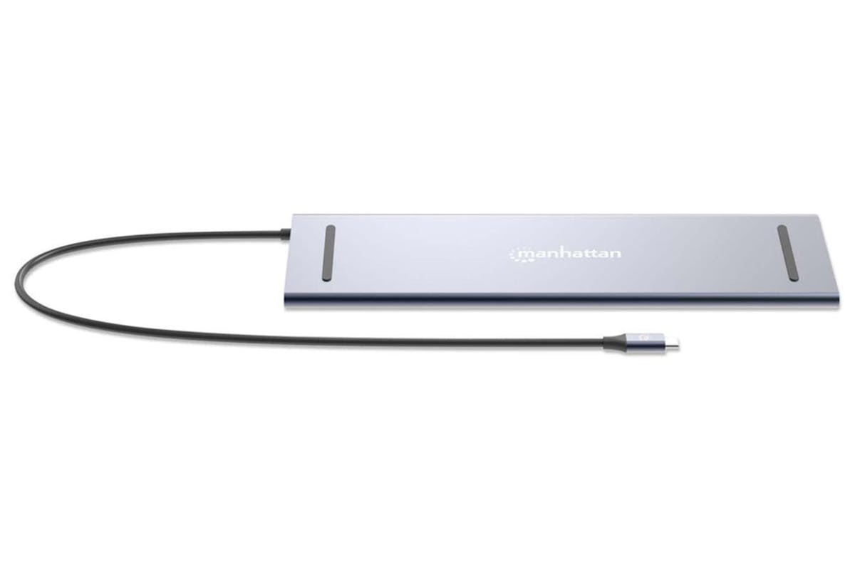 Manhattan USB-C PD 12-in-1 Triple Monitor 4K Docking Station-10
