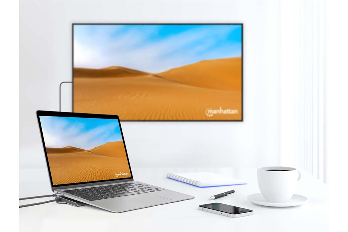Manhattan USB-C PD 12-in-1 Triple Monitor 4K Docking Station-9