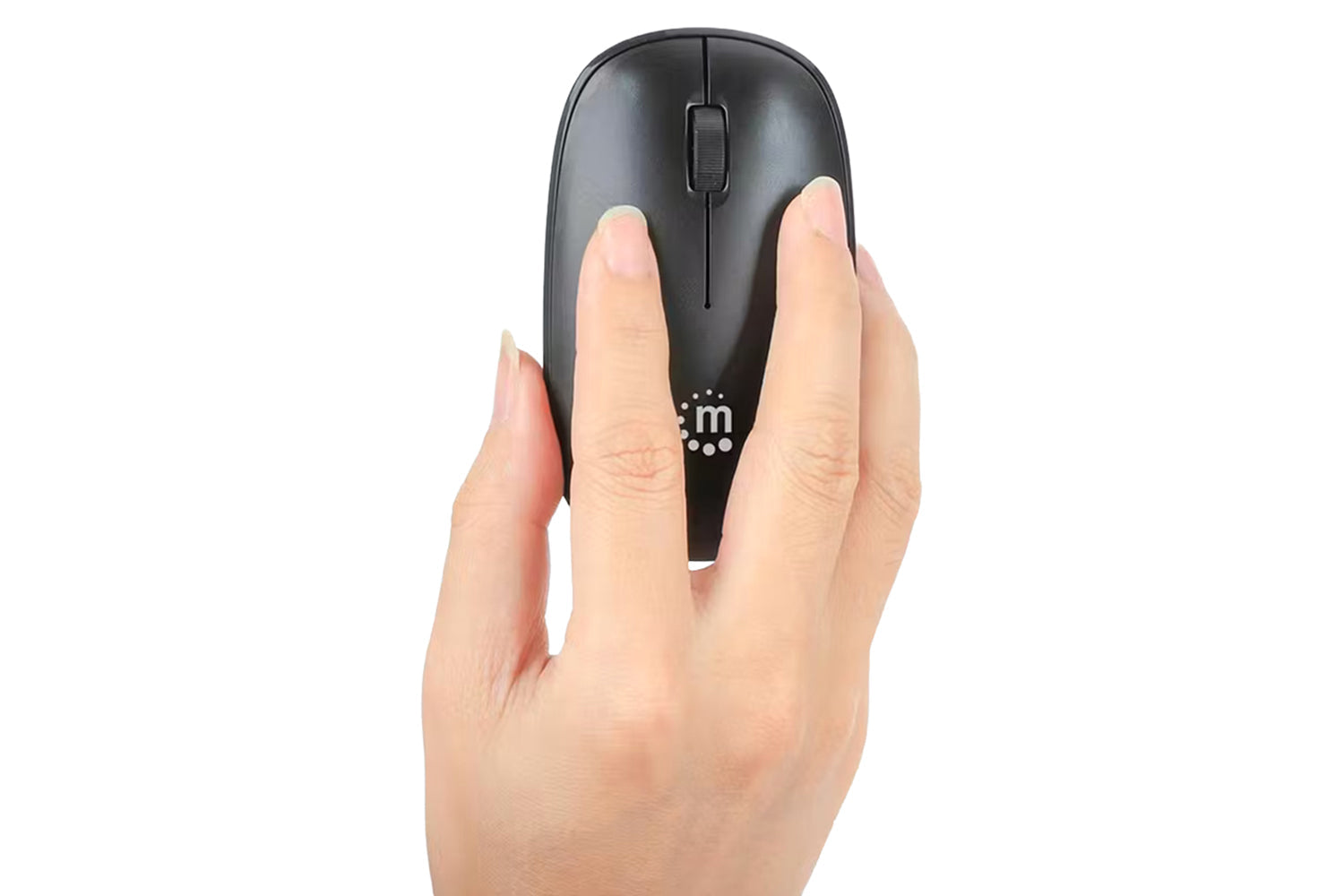 Manhattan Wireless Optical USB Mouse | Black-8
