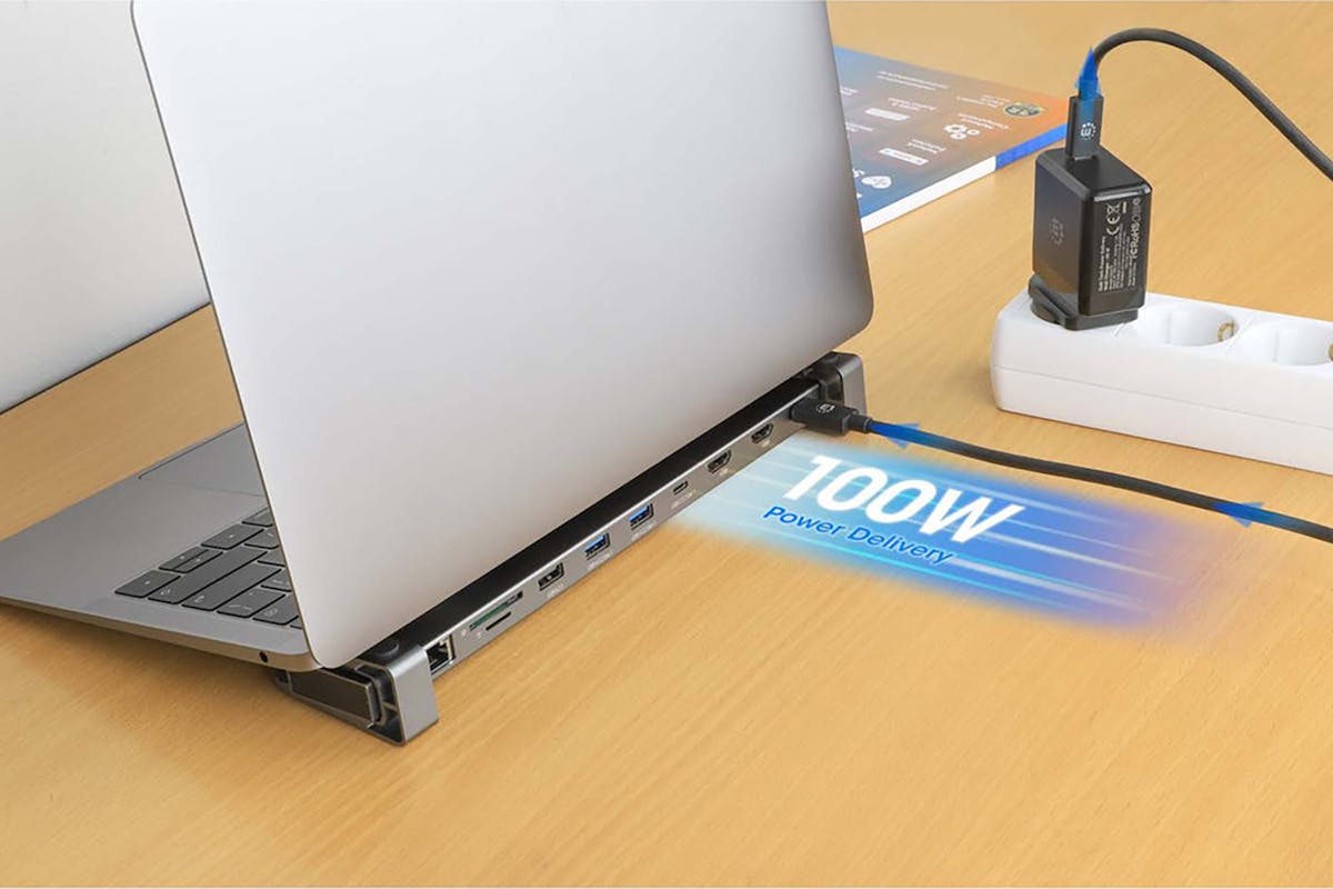 Manhattan USB-C PD 10-in-1 Dual-HDMI Monitor Docking Station-7