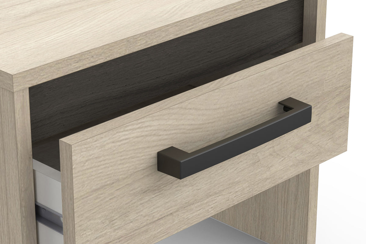 Watson Bedside Locker | 1 Drawer | Oak Effect-7