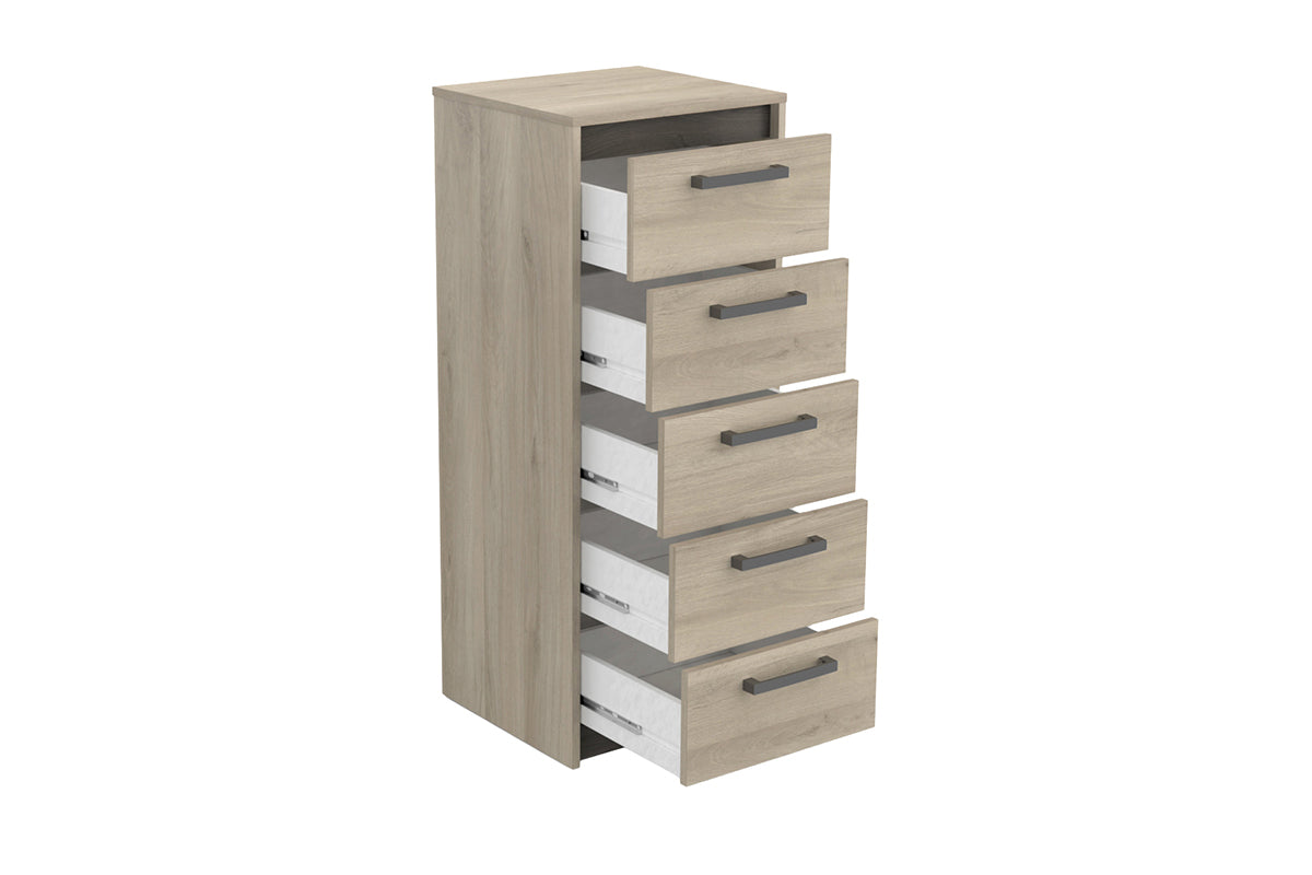 Watson Tallboy | 5 Drawer | Oak Effect-6