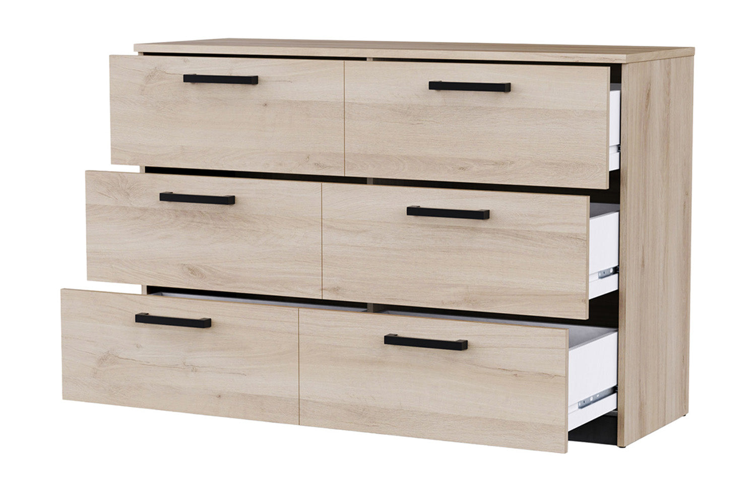 Watson Dresser | 6 Drawer | Oak Effect-6