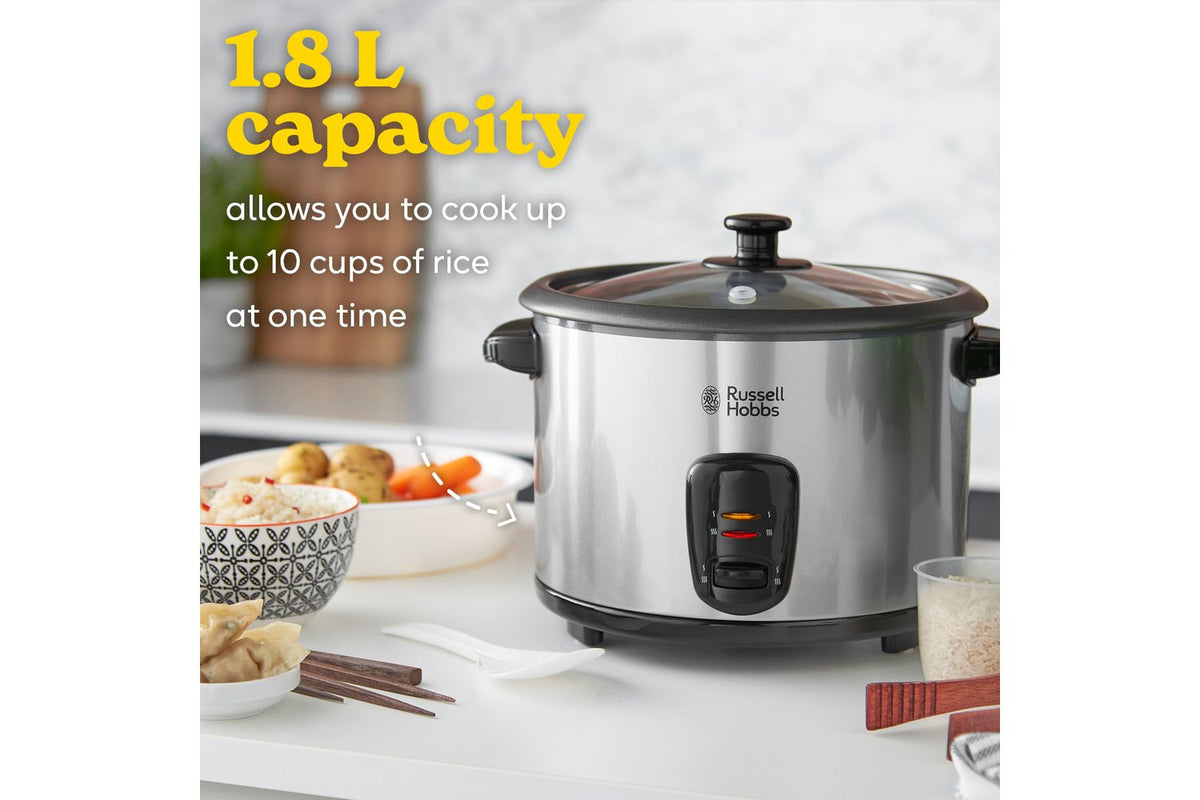 Russell Hobbs 1.8L Rice Cooker and Steamer | 19750 | Stainless Steel-2