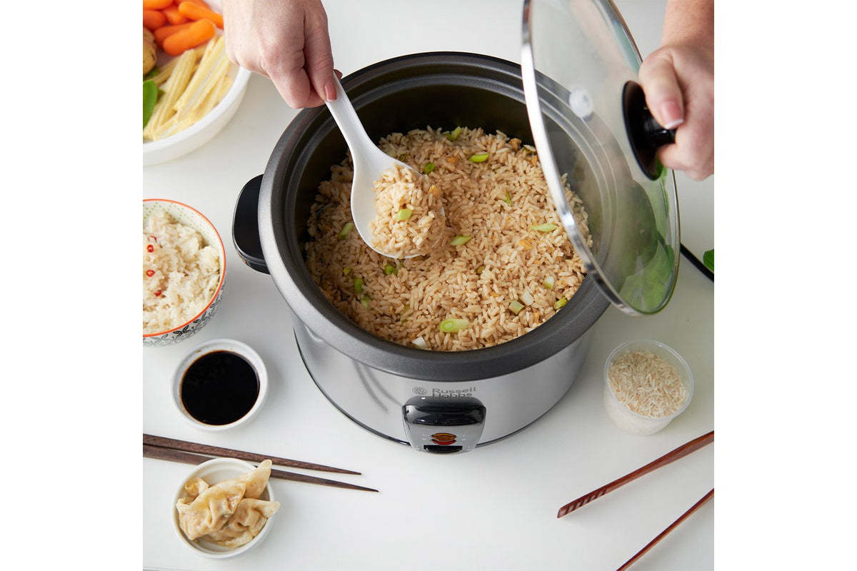 Russell Hobbs 1.8L Rice Cooker and Steamer | 19750 | Stainless Steel-3