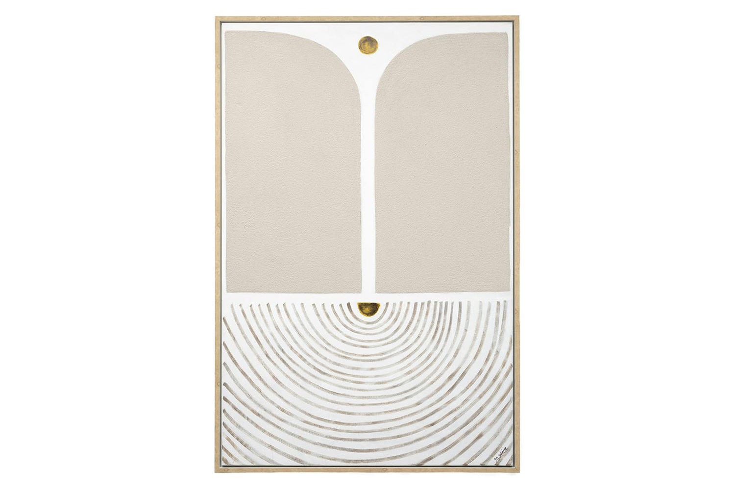 Anders Framed Canvas - Marcela Gutierrez | Natural | 122 x 92 cm