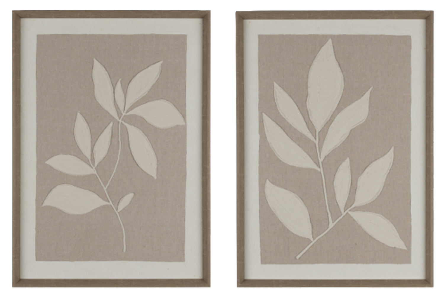 Sarina Framed Canvas Wall Art | Natural | 70 x 50 cm
